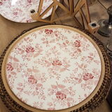 English plates earthenware ironstone rose floral pattern