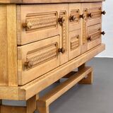 Vintage Oak Sideboard by Guillerme and Chambron for Your Home, 1960s