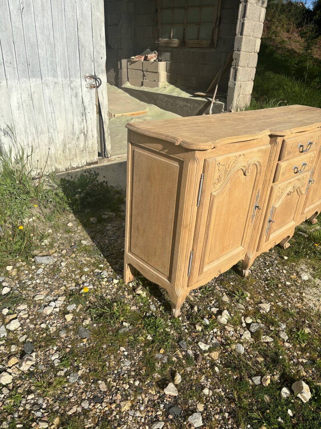 Buffet enfilade bois naturel