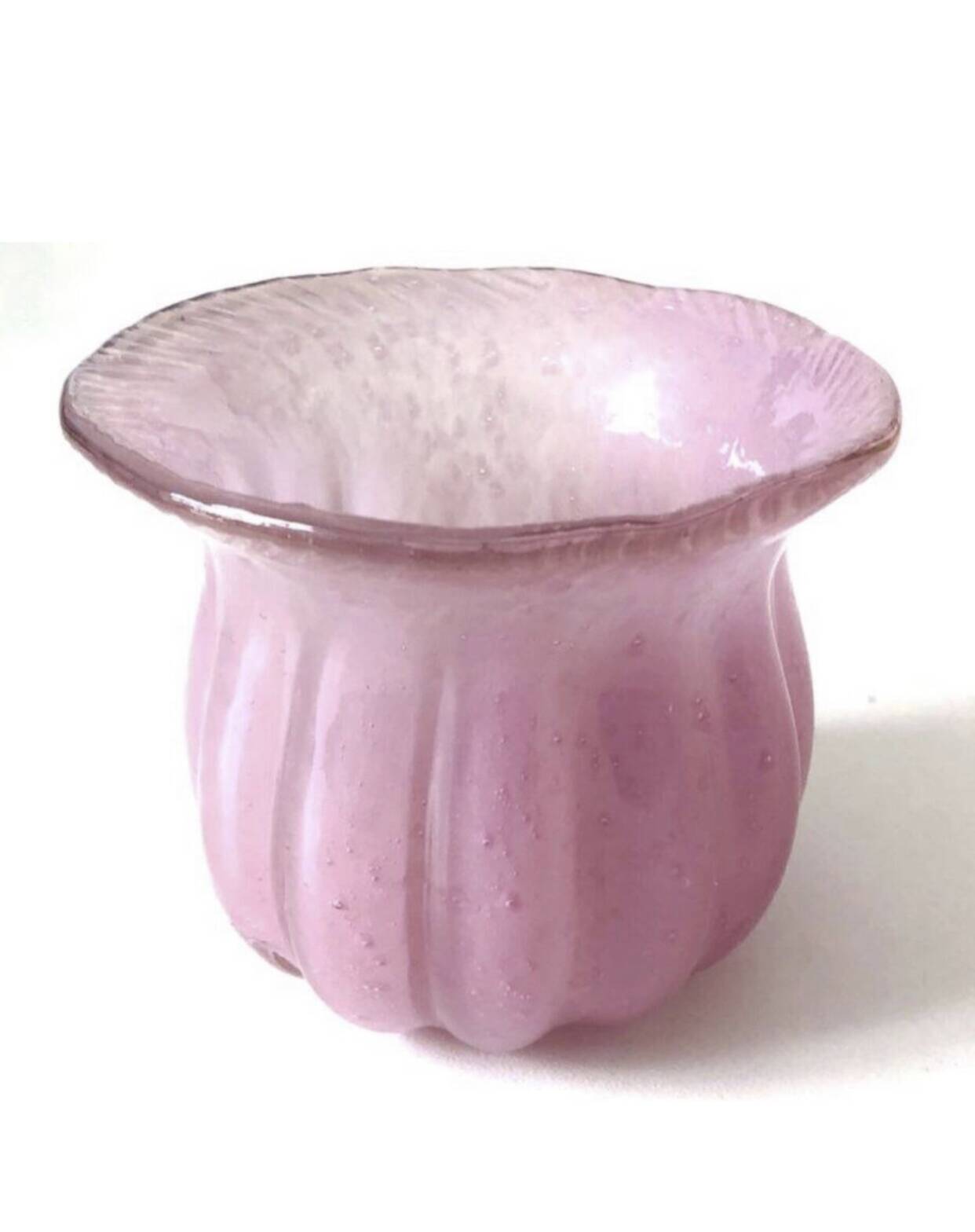 Vase en pâte de verre