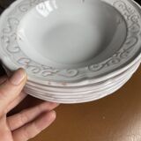 6 Niderviller soup plates
