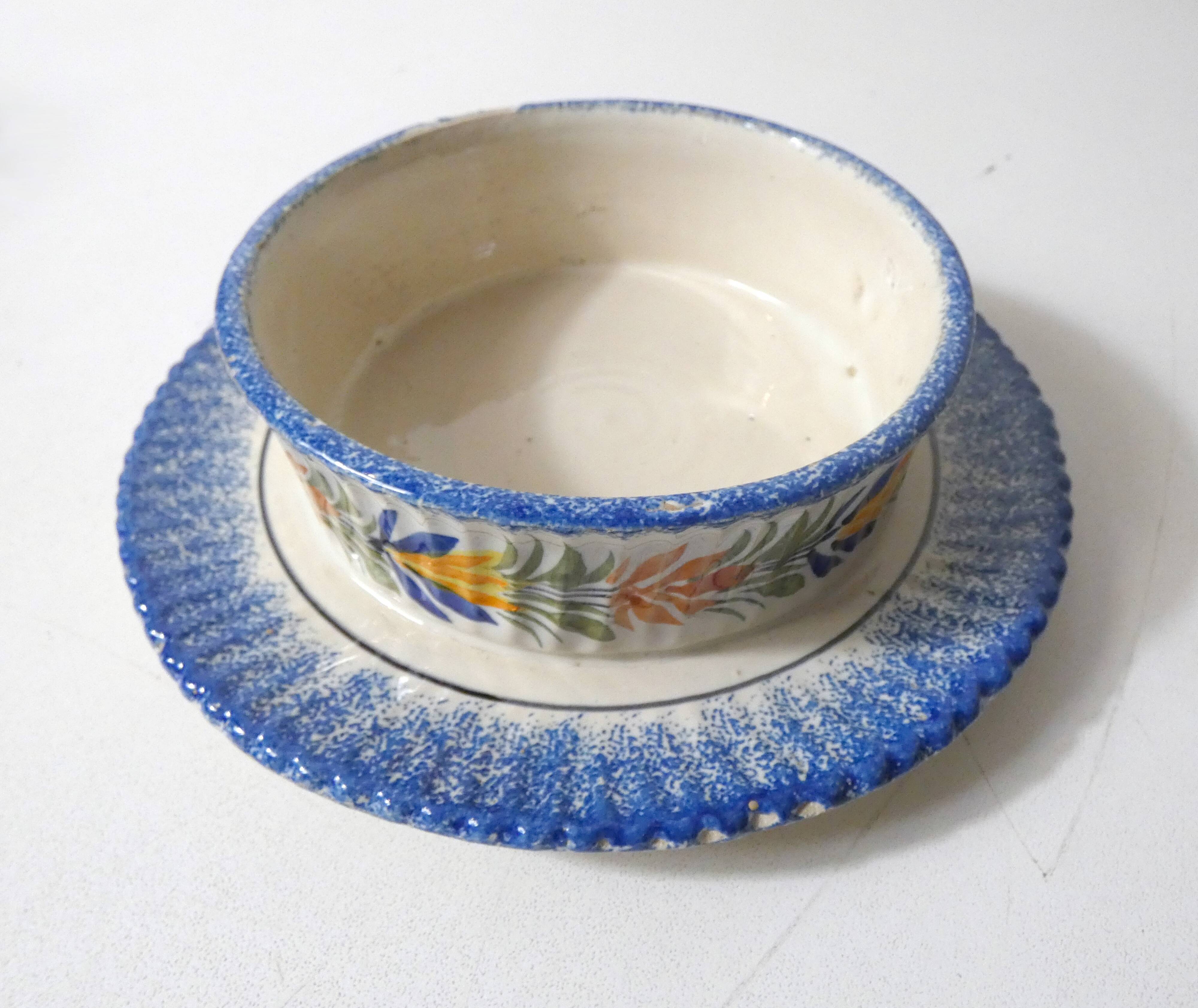 Henriot Quimper Butter Dish