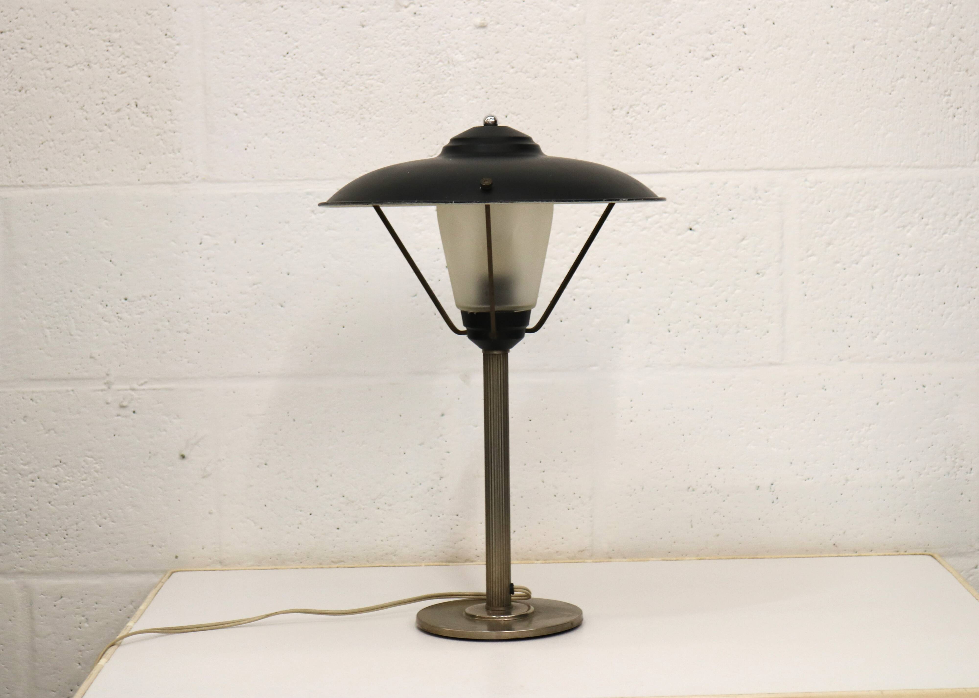 A striking modernist table lamp dating from the 1950s.