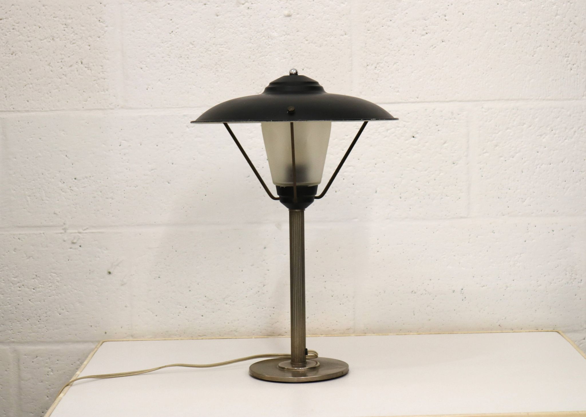 A striking modernist table lamp dating from the 1950s.