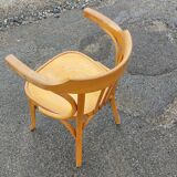 Baumann armchair N°21 in blond beech - 60s
