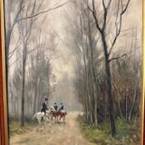 Painting by Jules René Hervé - oil on canvas