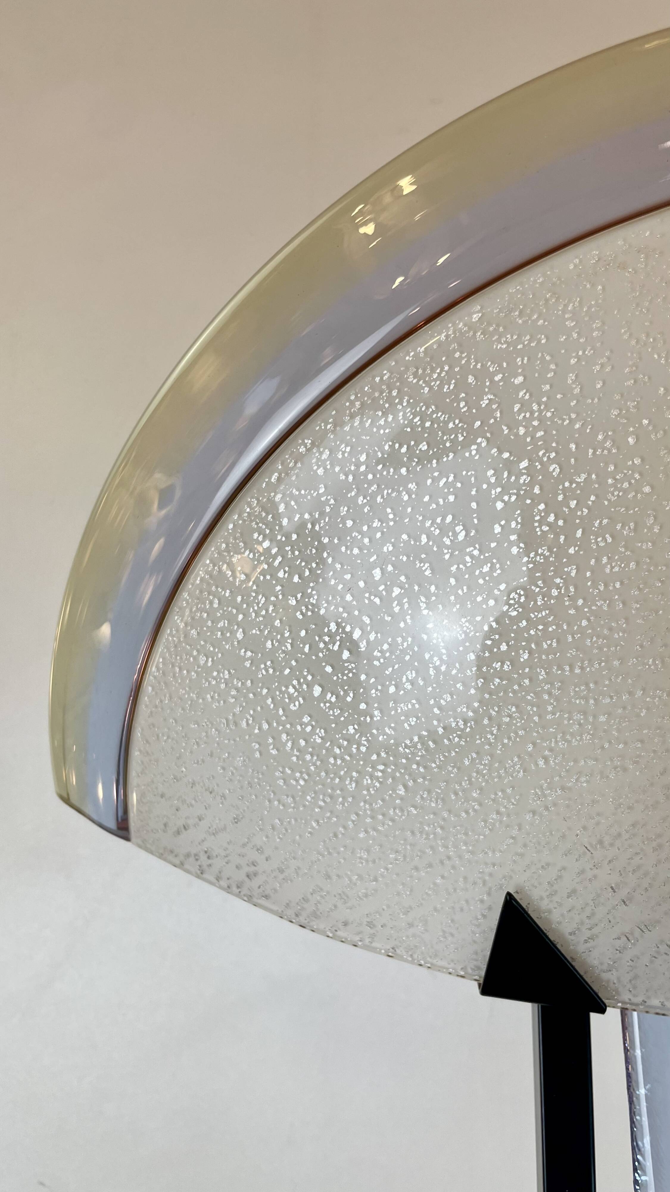 Murano Post-Modern Floor Lamp att. To Mazzega, Italy, 1980s