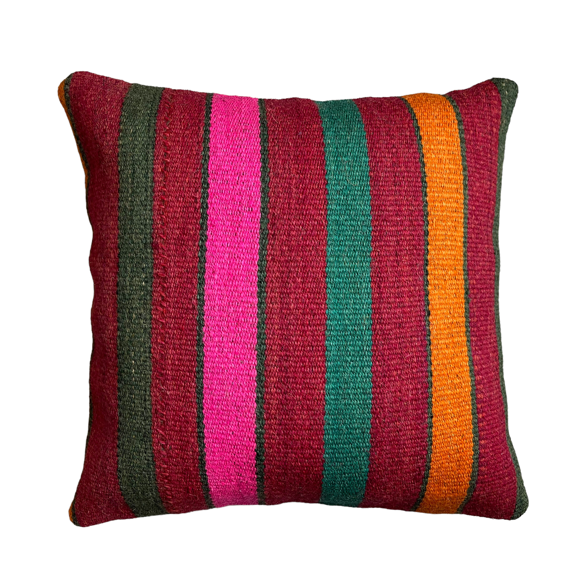 Vintage turkish kilim cushion cover 40 x 40 cm