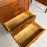 1960s Vintage Minimalistic Danish Teak Writing Desk