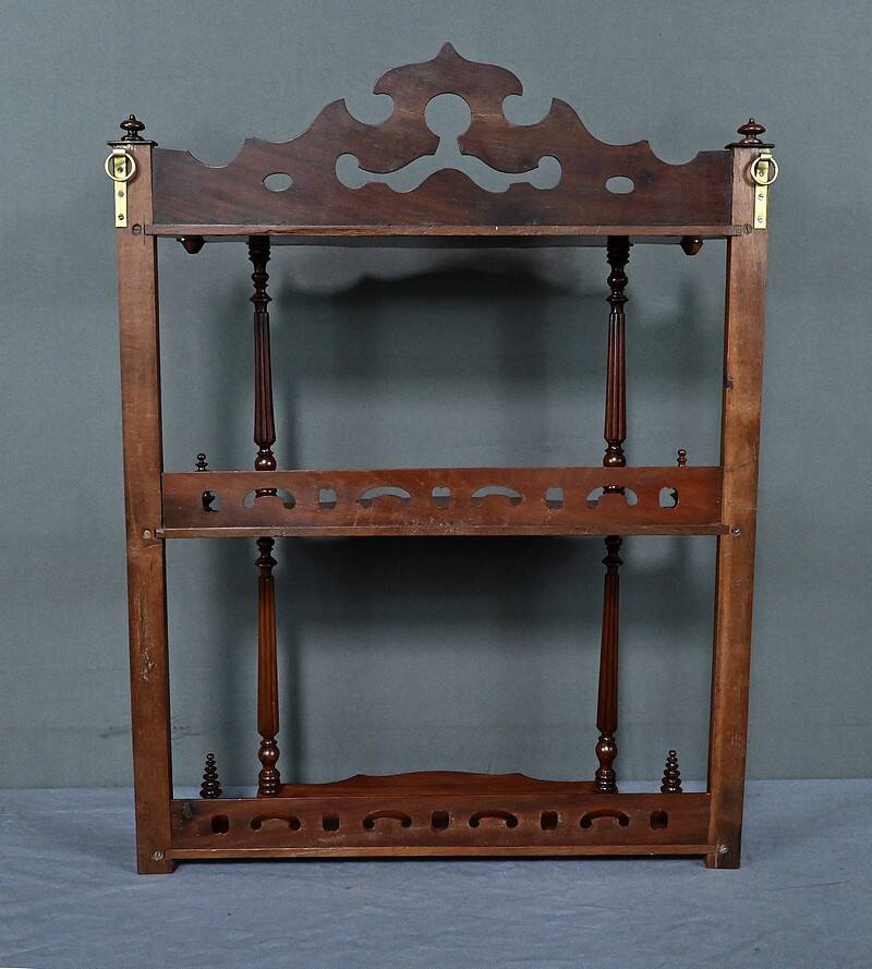 Mahogany Wall Shelf, Louis-Philippe Period – Mid-19th Century
