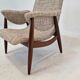 Midcentury Teak Wébé Armchair by Louis Van Teeffelen, 1960's