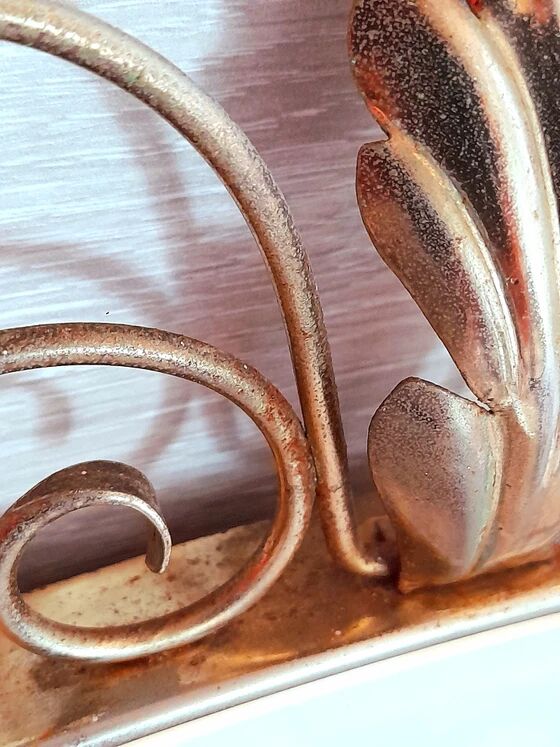 Golden Metal Rearview Mirror