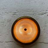 Glass ceiling lamp, Polam-Meos, 1970s.