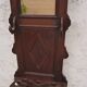 Oak cloakroom coat rack