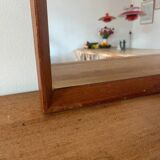 Vintage Danish teak mirror