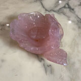 Empty pocket in rose quartz