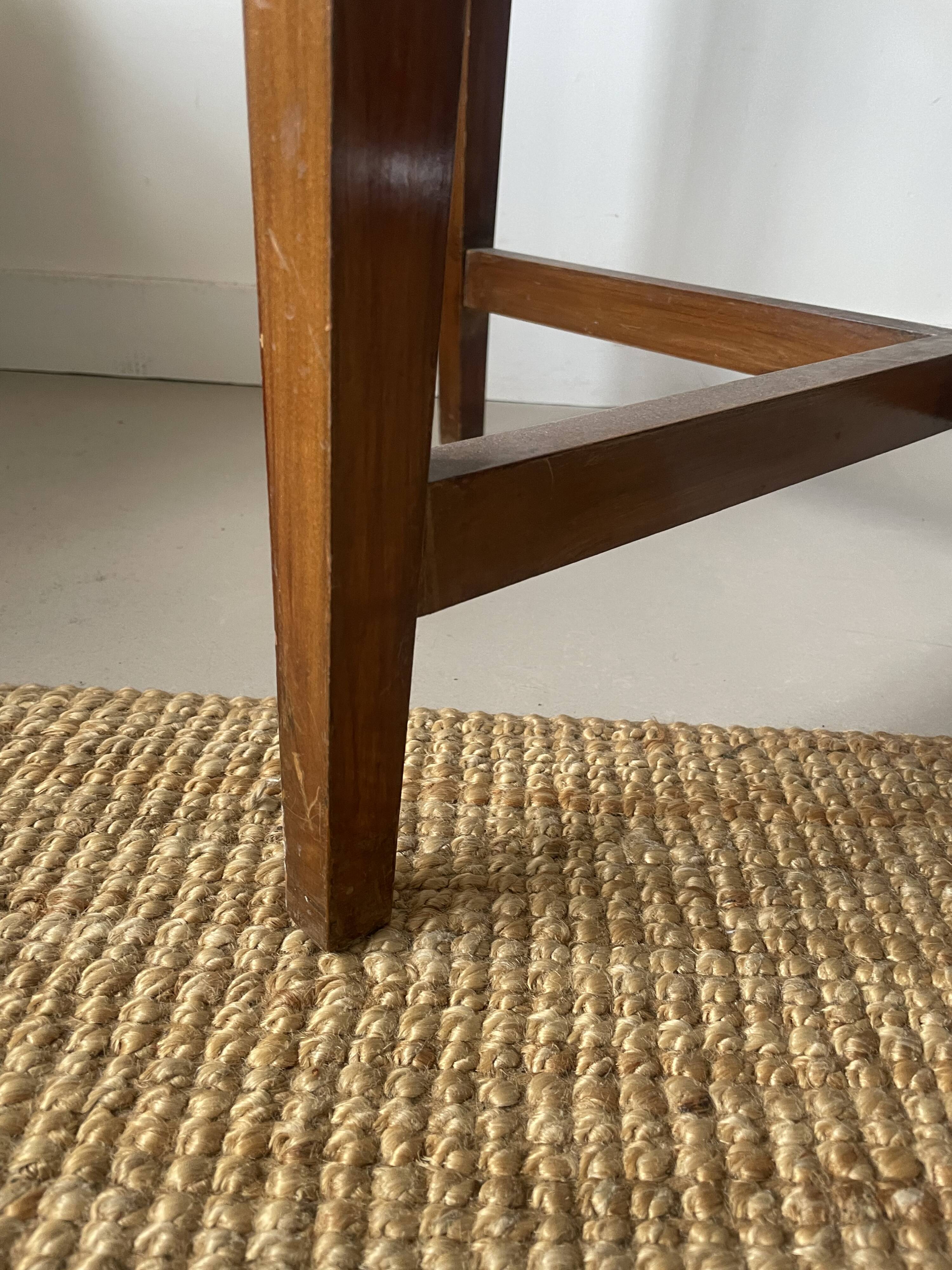 Old round side table