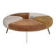 Canapé rond postmoderne en velours, années 1980