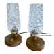 Pair Bubble Glass Scandinavian lights