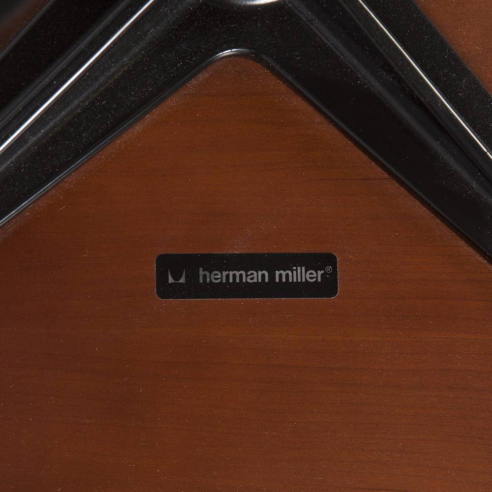 Black & Cherry Herman Miller Original Eames Lounge Chair & Ottoman