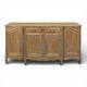 Striped oak buffet in Louis XV style