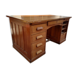 Old oak desk. De dietrich and Cie. 1950