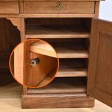 All-Faced Oak Commercial Desk - 1900