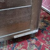 Old display cabinet, classic style, solid oak
