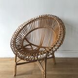 Rattan armchair