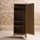 Wardrobe restyled in smoked green