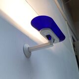 White vintage wall sconces Jill by Perry King, S. Miranda, G. Arnaldi for Arteluce, set of 2.