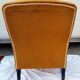 Golden velvet Napoleon III armchair