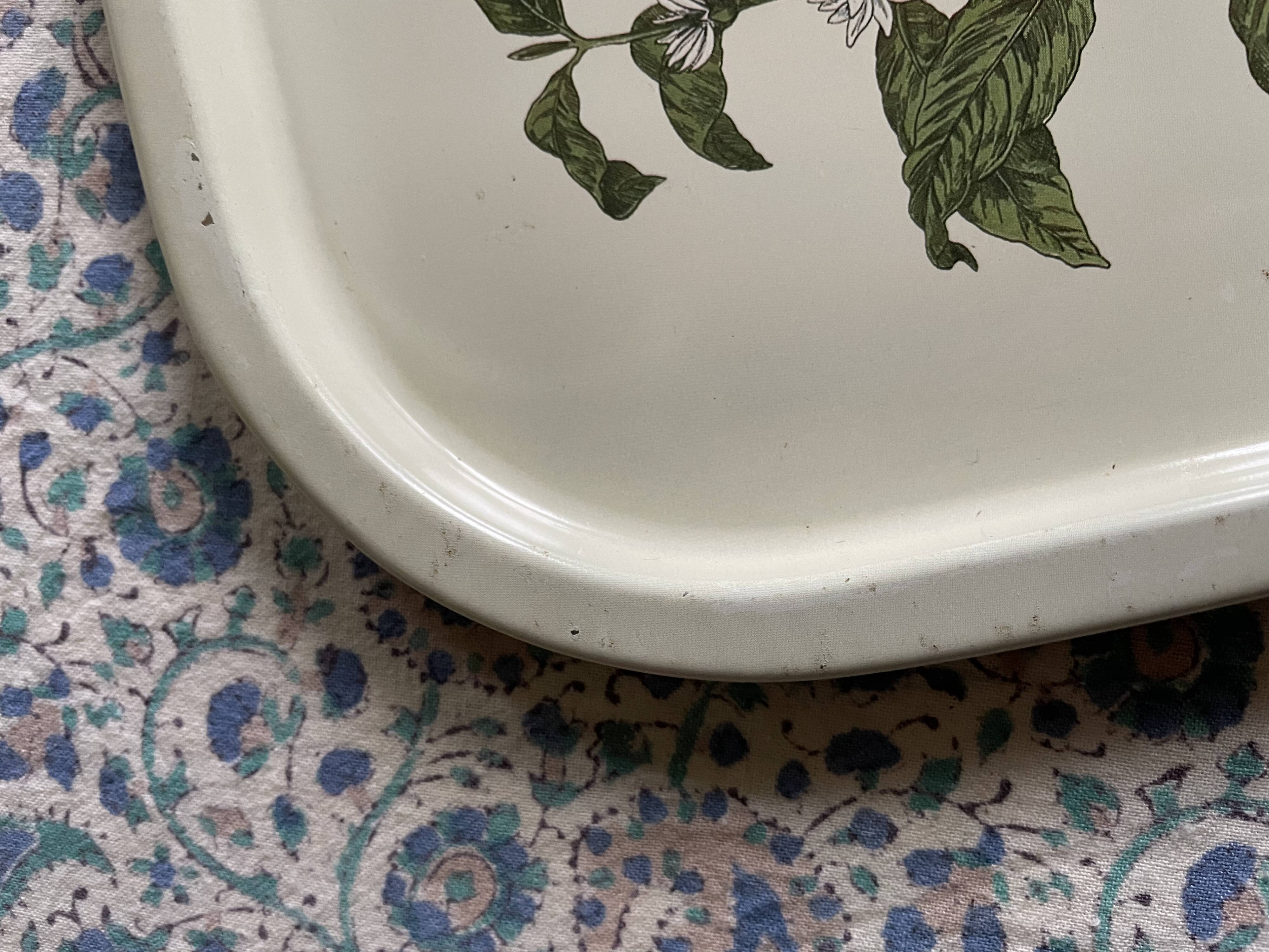 Vintage metal tray