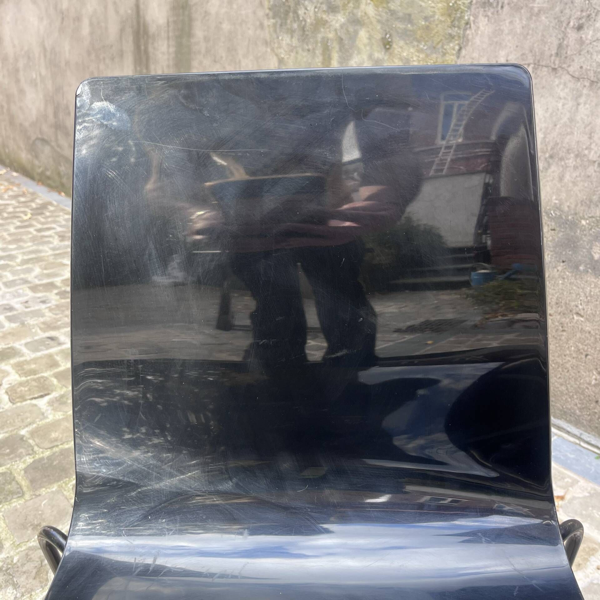 2 polycarbonate chairs 1980