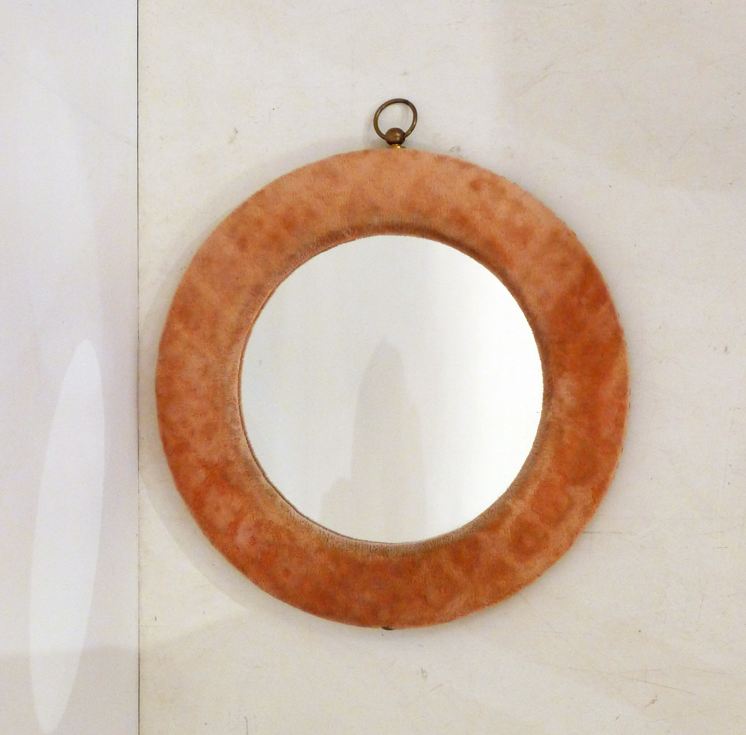 Mirror frame velvet pink 24cm