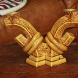 Pair of candle holders