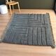 Light grey wool Berber rug size 150 x 250 cm