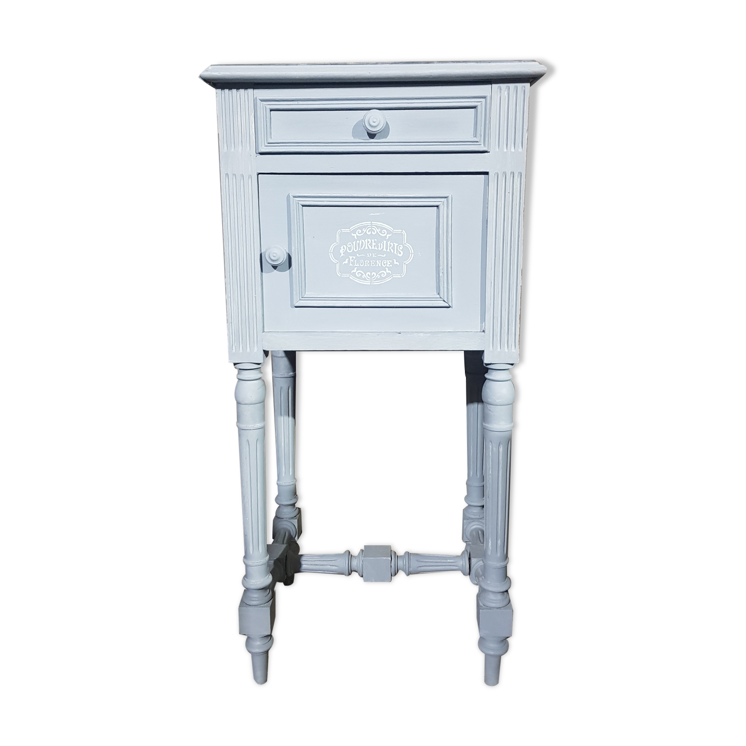Bedside louis XVI style - Relooké shabby