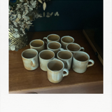 Set 10 stoneware cups