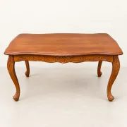 Louis XV coffee table in carved walnut