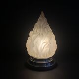 Lampe ou plafonnier grand globe flamme Art Deco, 1920