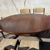 Baumann table and 6 chairs set