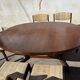 Table and 6 chairs set by Baumann