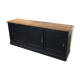 Low cabinet with sliding doors in fir 1930
