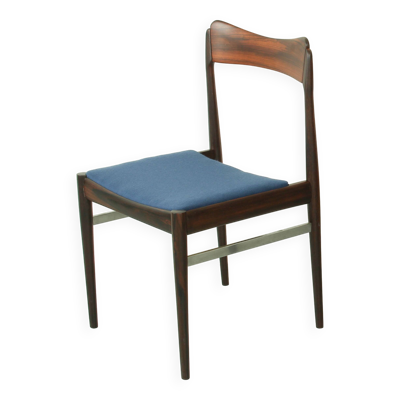Chaise de salle à manger AWA en palissandre, années 1960