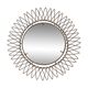 Miroir soleil en fil doré 1950 31cm