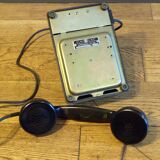 Vintage bakelite rotary telephone