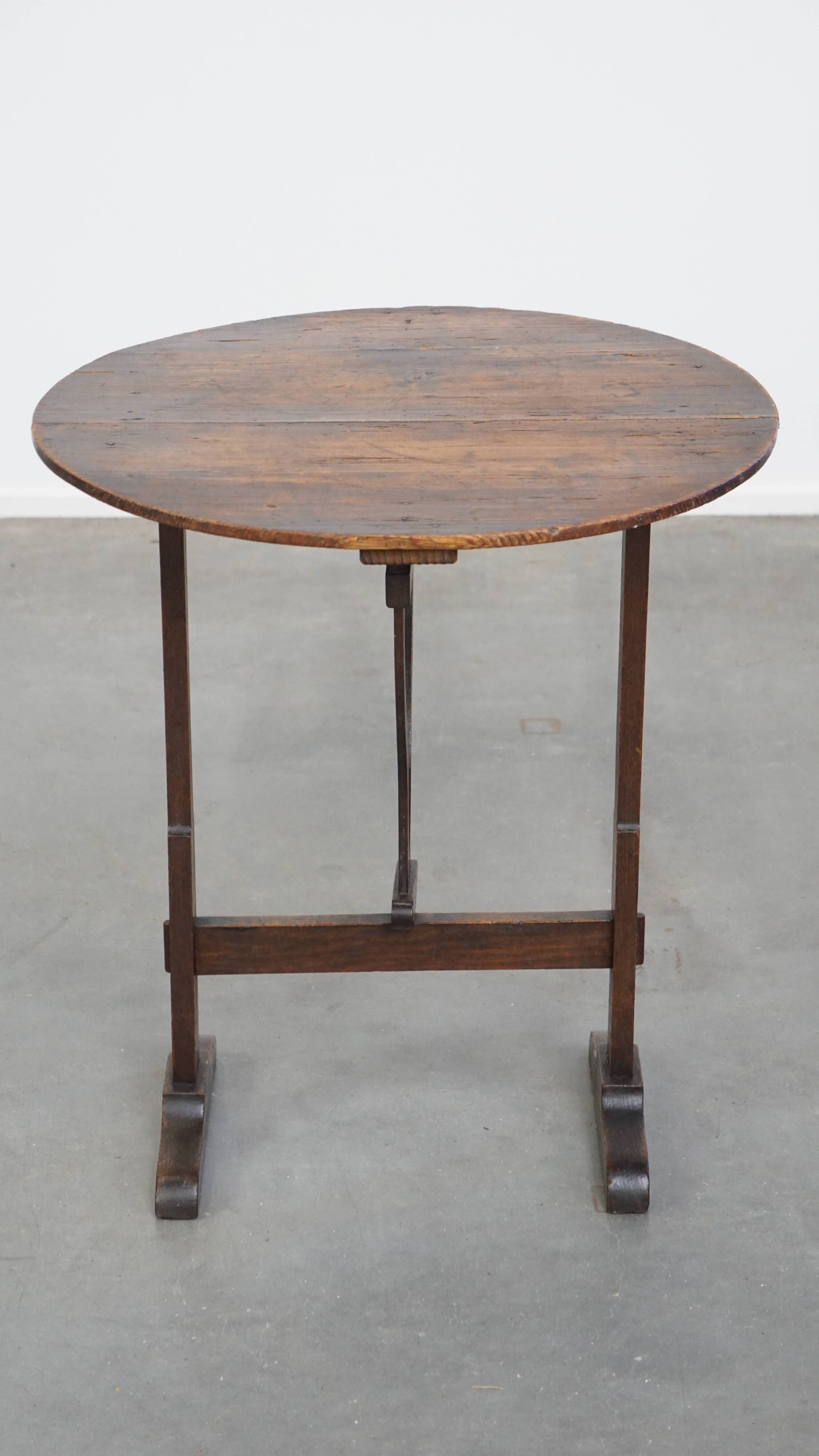 Antique early 19th century folding wine table