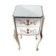 Mirror art deco bedside table
