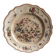 Vintage French round serving plate faience de Rouen, representing a horn of plenty